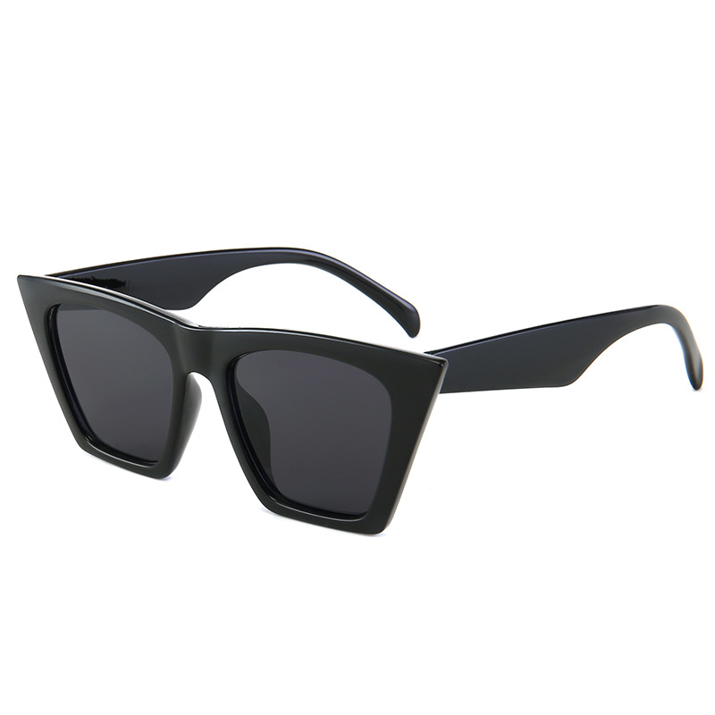 Square cat-eye sunglasses Personality trend street catwalk sunglasses Fashion sunglasses