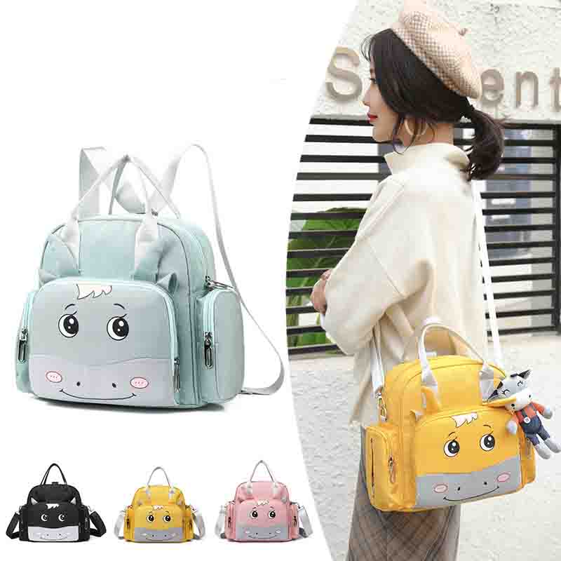 Large Capacity Waterproof and Stylish  Diaper Bag Backpack Multifunction Travel Back Pack Maternity Baby Changing Bags
