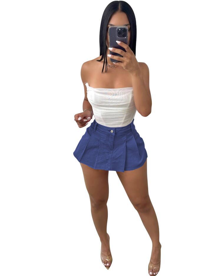New Summer Women's Mini Short Skirt Half Skirt Women's Underwear Shorts Denim Skirt Street Jeans
