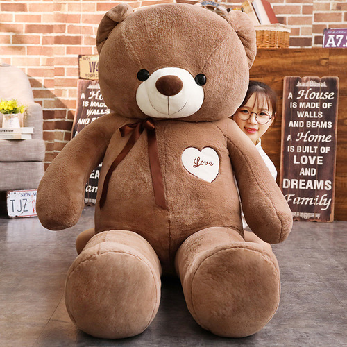 Big Size Toys 60cm-180cm Giant Teddy Bear Plush Toy Large Size Hugging Bear Doll