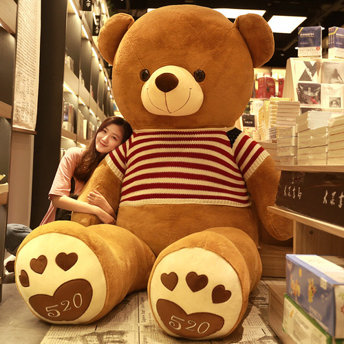 Big Size Toys 60cm-180cm Giant Teddy Bear Plush Toy Large Size Hugging Bear Doll
