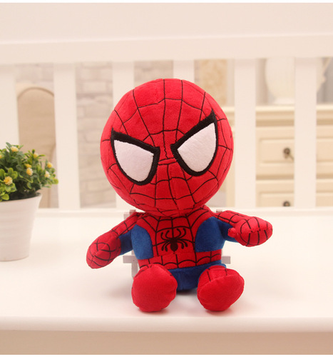  Collection aven ger Plush Toy SpiderMan Super Plush Toys Superheroes Plush Toys Captain Cartoon Figure