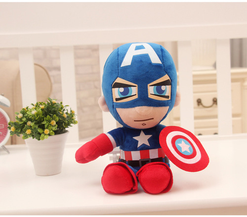  Collection aven ger Plush Toy SpiderMan Super Plush Toys Superheroes Plush Toys Captain Cartoon Figure