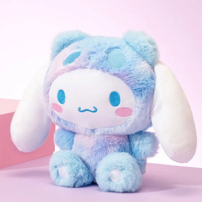 22cm Rainbow Sanrio Plush Keychain Kawaii Soft Stuffed Plush Toys Kuromi My Melody Soft Dolls Kids Sanrio Keychain Plush