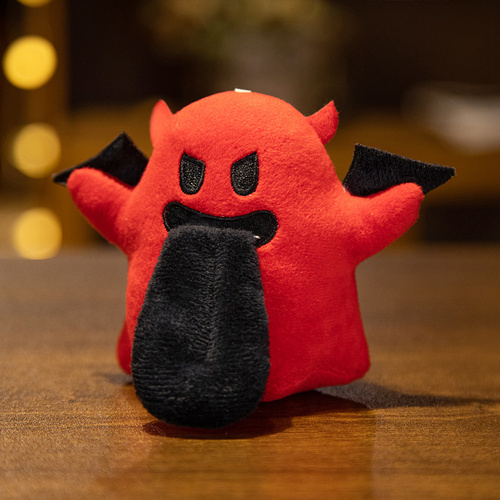 Cute ghost plush toy stuffed ghost plush keychain ghost keyring home deco gift