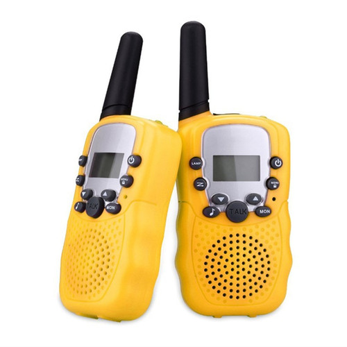2PCS T388 Walkie Talkie Children 2 Pcs Children's radio Walkie-Talkie Kids Birthday Gift Toys For Boys Girls 100-3000M R