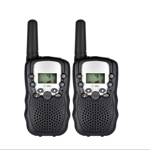 2PCS T388 Walkie Talkie Children 2 Pcs Children's radio Walkie-Talkie Kids Birthday Gift Toys For Boys Girls 100-3000M R