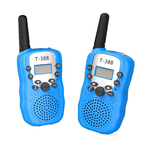 2PCS T388 Walkie Talkie Children 2 Pcs Children's radio Walkie-Talkie Kids Birthday Gift Toys For Boys Girls 100-3000M R