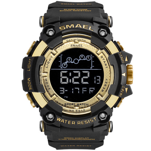 Smael 1802 Sport Watches Men Camouflage Dual Display Reloj Hombre Wrist Watch Alarm Clock Waterproof Mens Sport Watches 