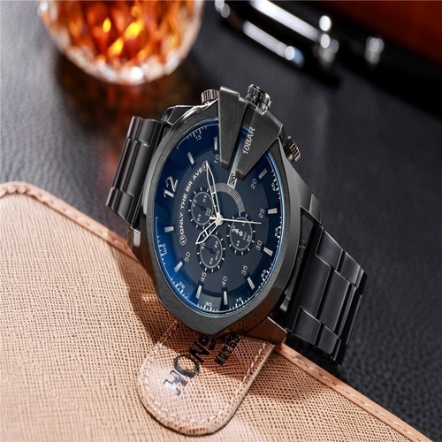 Men Wrist Watches Dual Time Lcd Analog Waterproof Quartz Digital Sports Watch relojs /