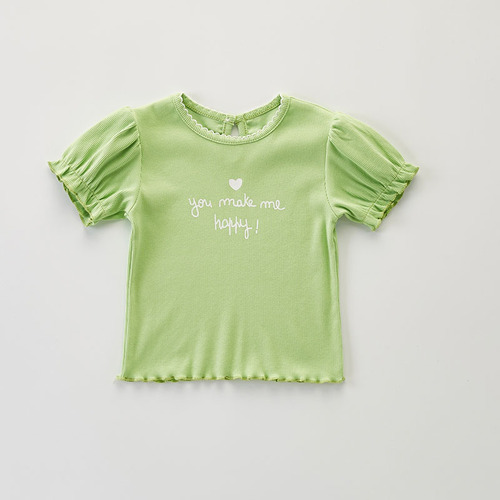 2022 Summer Infant Baby Girls Short Sleeve Letter Printed T-shirt Kids T-shirt For Girls T-shirt Baby Girls Children's C