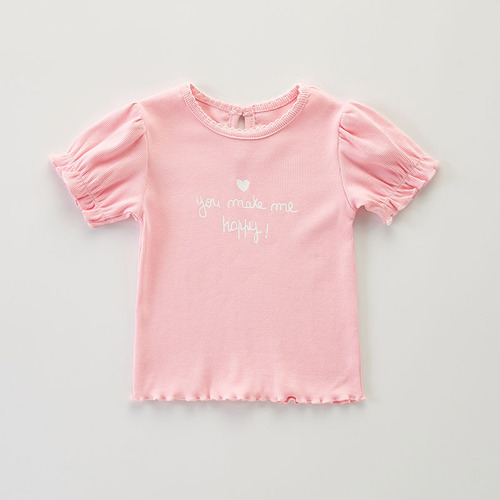 2022 Summer Infant Baby Girls Short Sleeve Letter Printed T-shirt Kids T-shirt For Girls T-shirt Baby Girls Children's C
