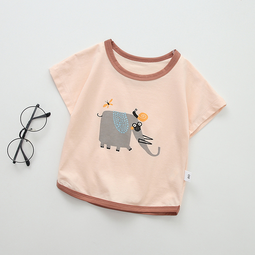 Variety Of Styles Bulk  Short Sleeve Clothes Kid T Shirt Boy Baby Girl T-shirt