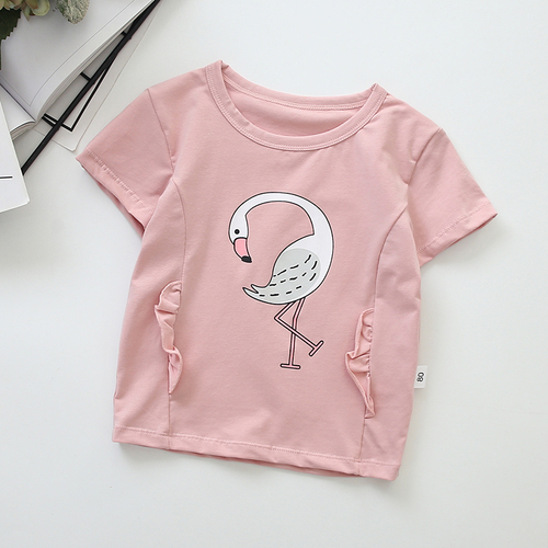 Variety Of Styles Bulk  Short Sleeve Clothes Kid T Shirt Boy Baby Girl T-shirt