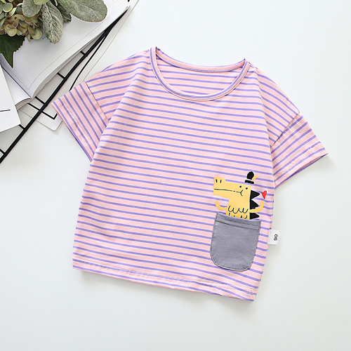 Variety Of Styles Bulk  Short Sleeve Clothes Kid T Shirt Boy Baby Girl T-shirt