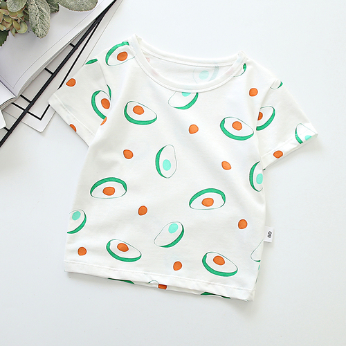 Variety Of Styles Bulk  Short Sleeve Clothes Kid T Shirt Boy Baby Girl T-shirt
