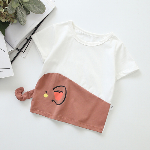 Variety Of Styles Bulk  Short Sleeve Clothes Kid T Shirt Boy Baby Girl T-shirt