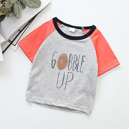 Variety Of Styles Bulk  Short Sleeve Clothes Kid T Shirt Boy Baby Girl T-shirt