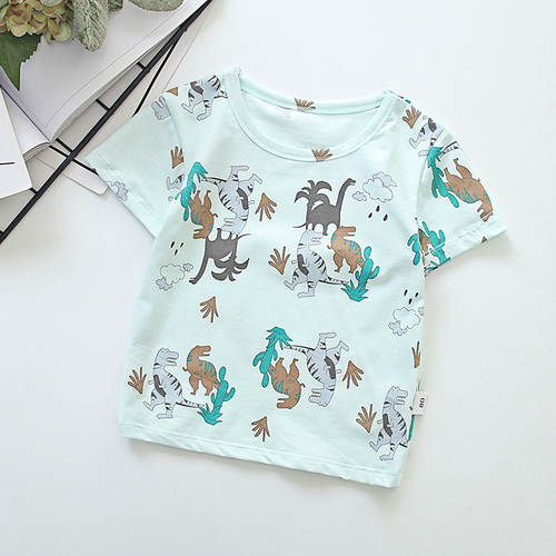 Variety Of Styles Bulk  Short Sleeve Clothes Kid T Shirt Boy Baby Girl T-shirt