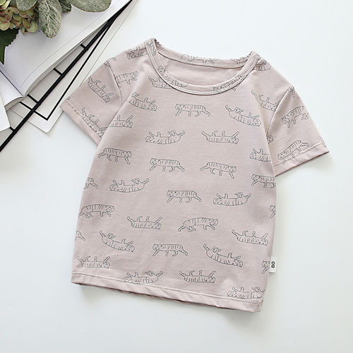 Variety Of Styles Bulk  Short Sleeve Clothes Kid T Shirt Boy Baby Girl T-shirt