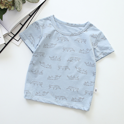 Variety Of Styles Bulk  Short Sleeve Clothes Kid T Shirt Boy Baby Girl T-shirt