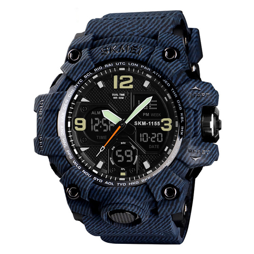 1155b Hot Selling Outdoor Shockproof Watches Men Wrist Waterproof Gray Digital Reloj Sport Watch