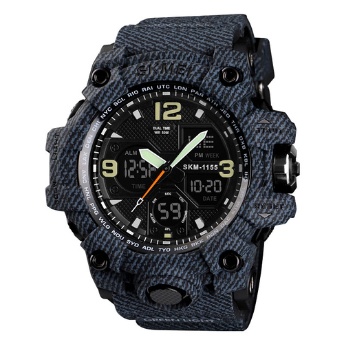 1155b Hot Selling Outdoor Shockproof Watches Men Wrist Waterproof Gray Digital Reloj Sport Watch