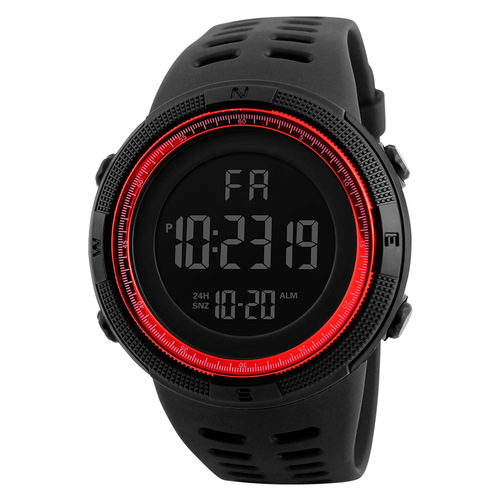  Fashion Black Plastic Digital Led Watch Cheap Reloj Sports Watches Men Wrist Waterproof Digital For Outdoor