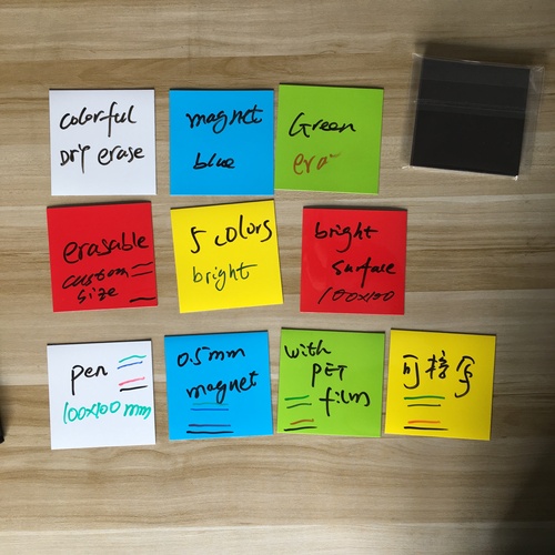Inseparable Waterproof Washable;Bright Colorful Magnetic Dry Erase Labels,erasable label sticker magnets for organized