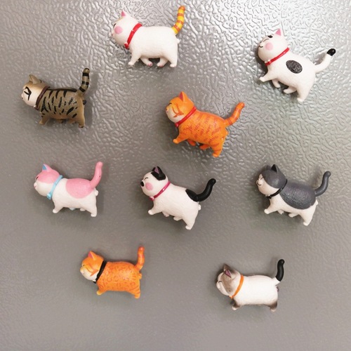9 styles Ornament for Home Kitchen Decor Map Note Calendar 3D Kitchen Decor Cute Fridge Stickers Cat refrigerator magnet