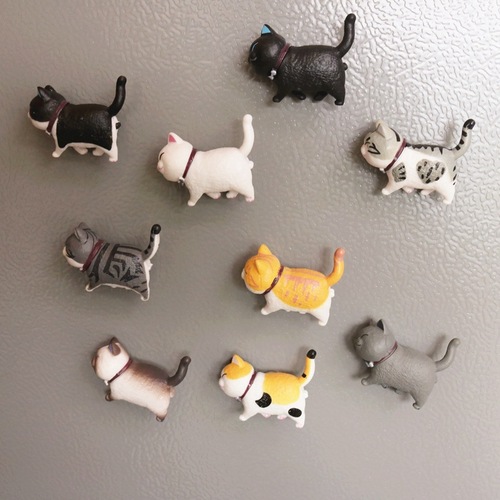 9 styles Ornament for Home Kitchen Decor Map Note Calendar 3D Kitchen Decor Cute Fridge Stickers Cat refrigerator magnet