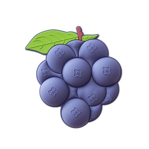 3D Soft Magnetic Stickers Blueberries Fruit Refrigerator Magnets Decoration Office Supplies Souvenir Cute Fruit Vegetabl