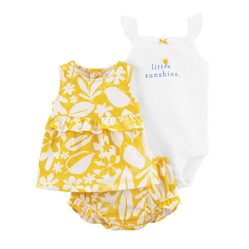 Hot Sale Summer Children's Clothing Sets  Baby Clothing Sets 3pcs T-shirt kids summer clothing