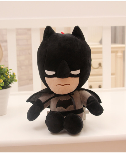 Cute Anime Plush Toys Movie Doll Bat Man Loki Stuffed Soft Toy Movie Doll Spiderman America Captain Bat Man Iron Soft Pl