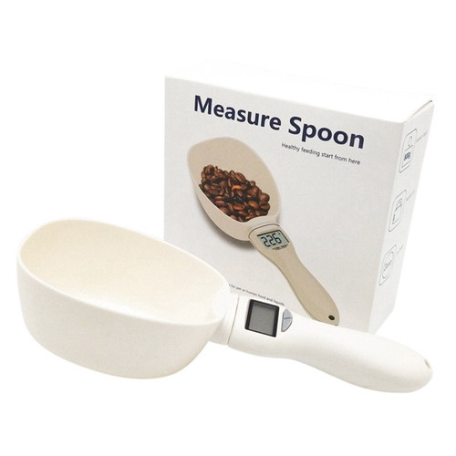 Electronic weighing scale for pet cat food cats dogs pet products measuring spoons for cat food dog food measuring and w