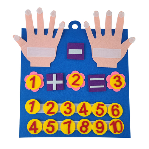   Montessori functional board multifunction shape matching math busy board learning