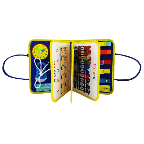   Montessori functional board multifunction shape matching math busy board learning