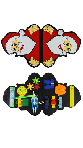   Montessori functional board multifunction shape matching math busy board learning