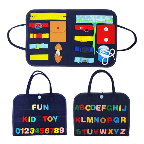   Montessori functional board multifunction shape matching math busy board learning