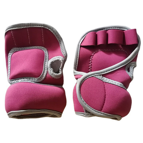 Fitness Workout  Women Men Hand Pink 2 Lbs Colorful Neoprene Bracelet Gloves Support Strength Training Wraps Wrist W