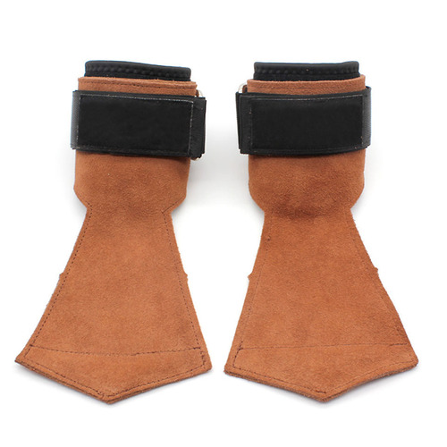 Aolikes Premium Weight Lifting Wrist Straps for Maximum Grip Support Deadlift Gloves Cowhide Hand Grip Pads