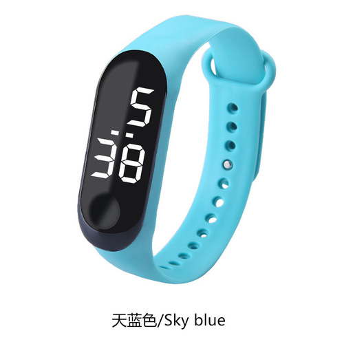 M3 Smart Digital Watch Bracelet For Men Women With Heart Rate Monitoring Touch Electronic Sports Watch