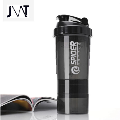 New Design   Sports Shaker Bottle Cup With Stirrer Ball Protein Powder Outdoor Juice Milk Shake Water Bottle S