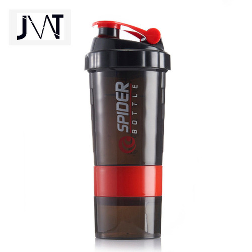 New Design   Sports Shaker Bottle Cup With Stirrer Ball Protein Powder Outdoor Juice Milk Shake Water Bottle S