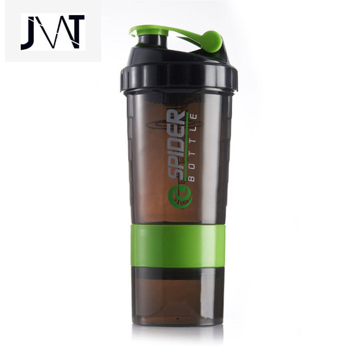 New Design   Sports Shaker Bottle Cup With Stirrer Ball Protein Powder Outdoor Juice Milk Shake Water Bottle S