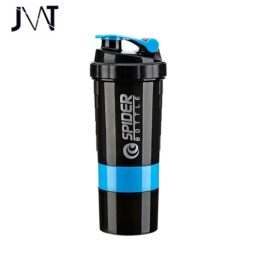 New Design   Sports Shaker Bottle Cup With Stirrer Ball Protein Powder Outdoor Juice Milk Shake Water Bottle S