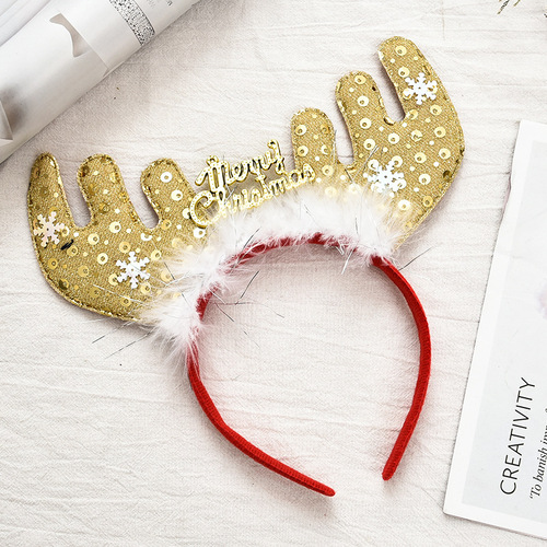 Christmas Decoration Head Hat Toppers Headbands Hair Accessories