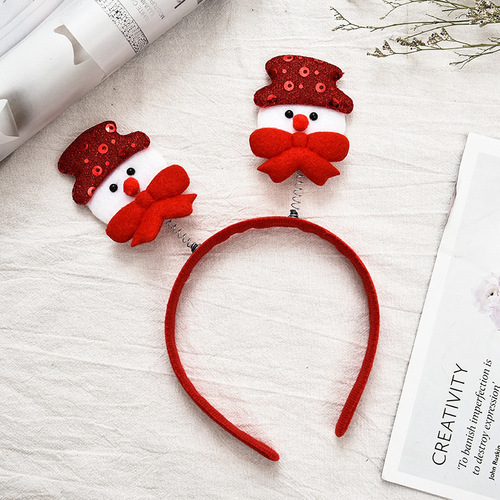 Christmas Decoration Head Hat Toppers Headbands Hair Accessories