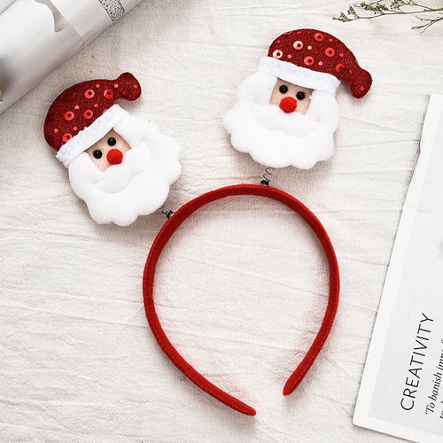 Christmas Decoration Head Hat Toppers Headbands Hair Accessories
