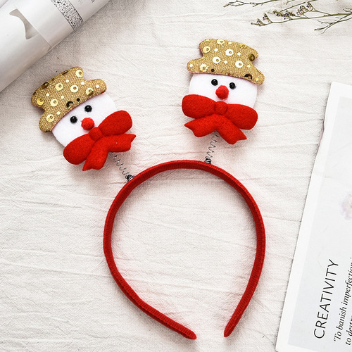 Christmas Decoration Head Hat Toppers Headbands Hair Accessories